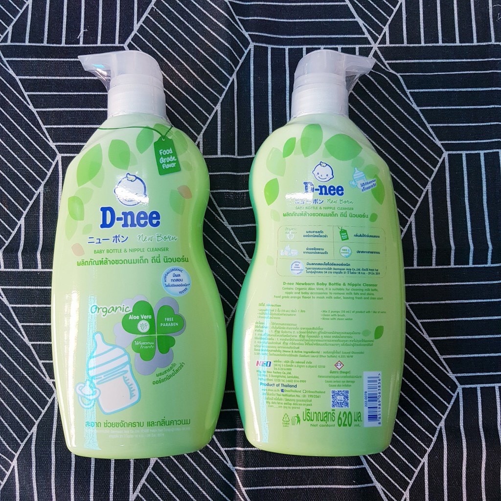 Nước rửa bình/ xúc bình sữa Dnee Thái Lan 600ml mẫu mới