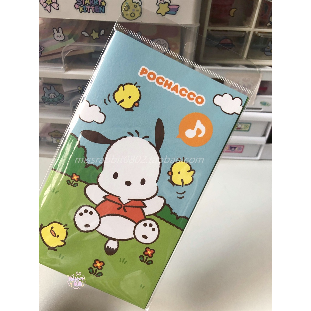 Bộ Sticker Họa Tiết Sanrio Kuromi Melody Cinnamoroll Hoạt Hình Trang Trí Sổ Tay