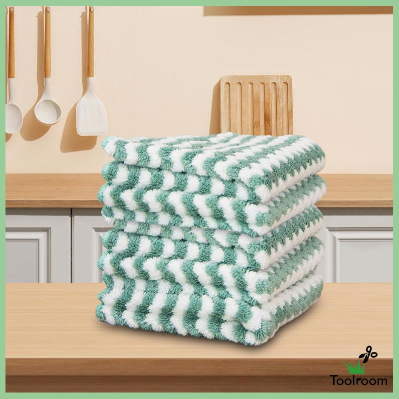 Set 5 Khăn Lau Mềm Mại Khử Khuẩn Cho Nhà Bếp