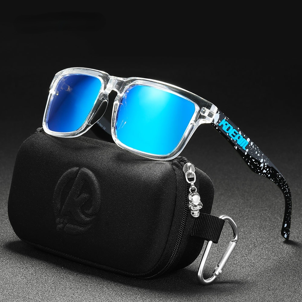 Mới Kính Mát Phân Cực Mặt Vuông Phong Cách Âu Mỹ Cho Nam Và Nữ