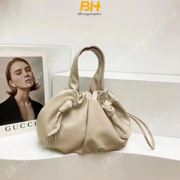 Túi Đeo Vai Xiaolongbao Kết Cấu Kim Loại Đơn Giản Hàng Mới Dành Cho Bạn Nữ