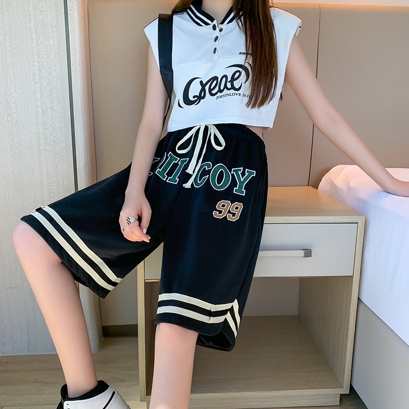 NRVP Quần Short Thể Thao Dáng Rộng Phong Cách Thời Trang Hàn Quốc