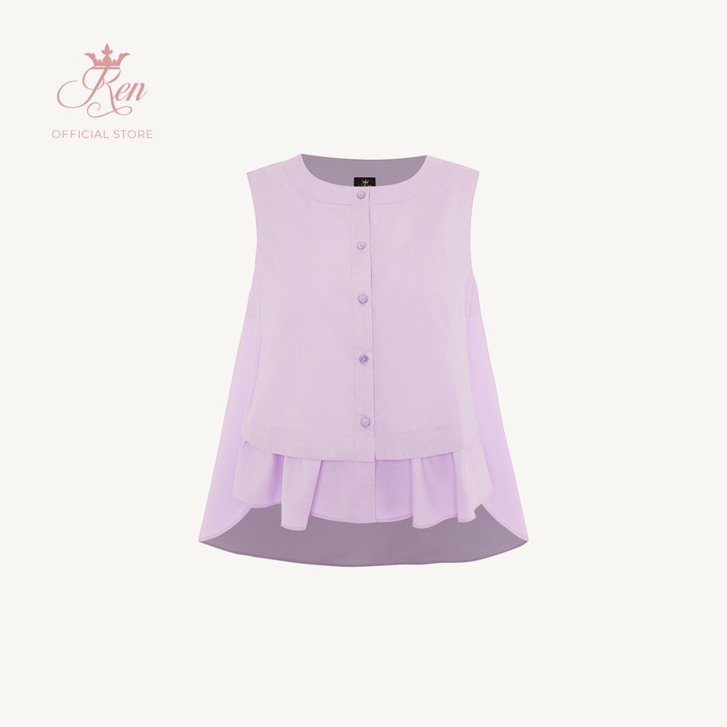 REN BY TEE - Áo Vạt Cao Thấp Nhún Vạt Trước Nhiều Màu