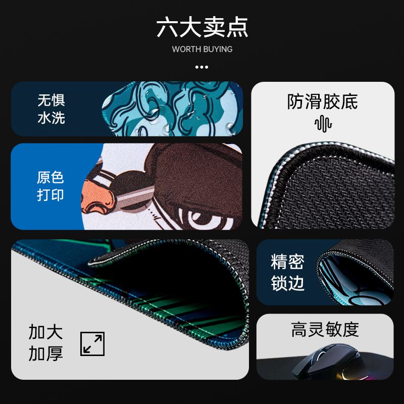 Tấm Lót Chuột Và Bàn Phím Máy Tính In Hình Anime Dành Cho Học Sinh