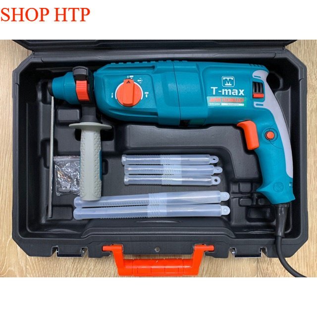 Máy khoan bê tông 3 chức năng TMAX TM-2603 (1050W - 26mm) có phụ kiện đi kèm shop hpt