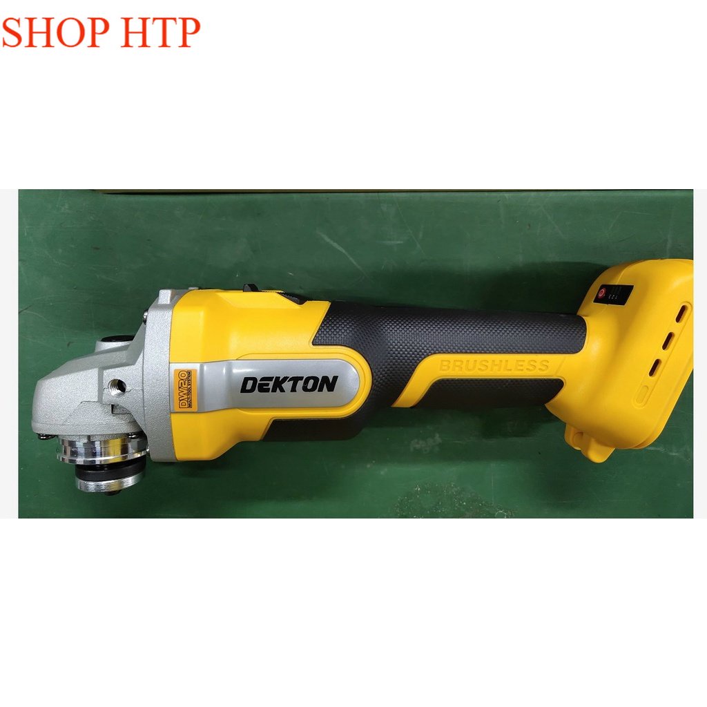 MÁY MÀI PIN DEKTON SỬ DỤNG CHÂN PIN DEWALT MODEL DW20 AG100S GIÁ TỐT shop hpt