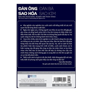 Sách - Đàn Ông Sao Hỏa Đàn Bà Sao Kim