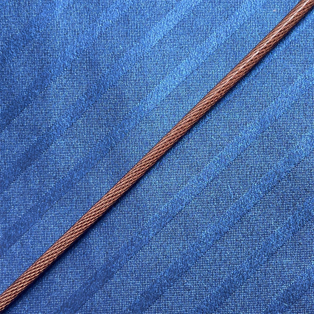 One Meter Litz 6 Đồng pha lê đơn Mạ bạc 379 Lõi Cáp tai nghe tự làm 2,8mm