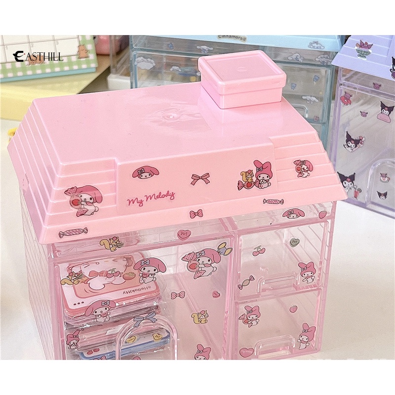 Hộp Đựng Bút Họa Tiết Hoạt Hình Cinnamoroll Kuromi Dễ Thương Để Bàn Tiện Dụng Cho Học Sinh
