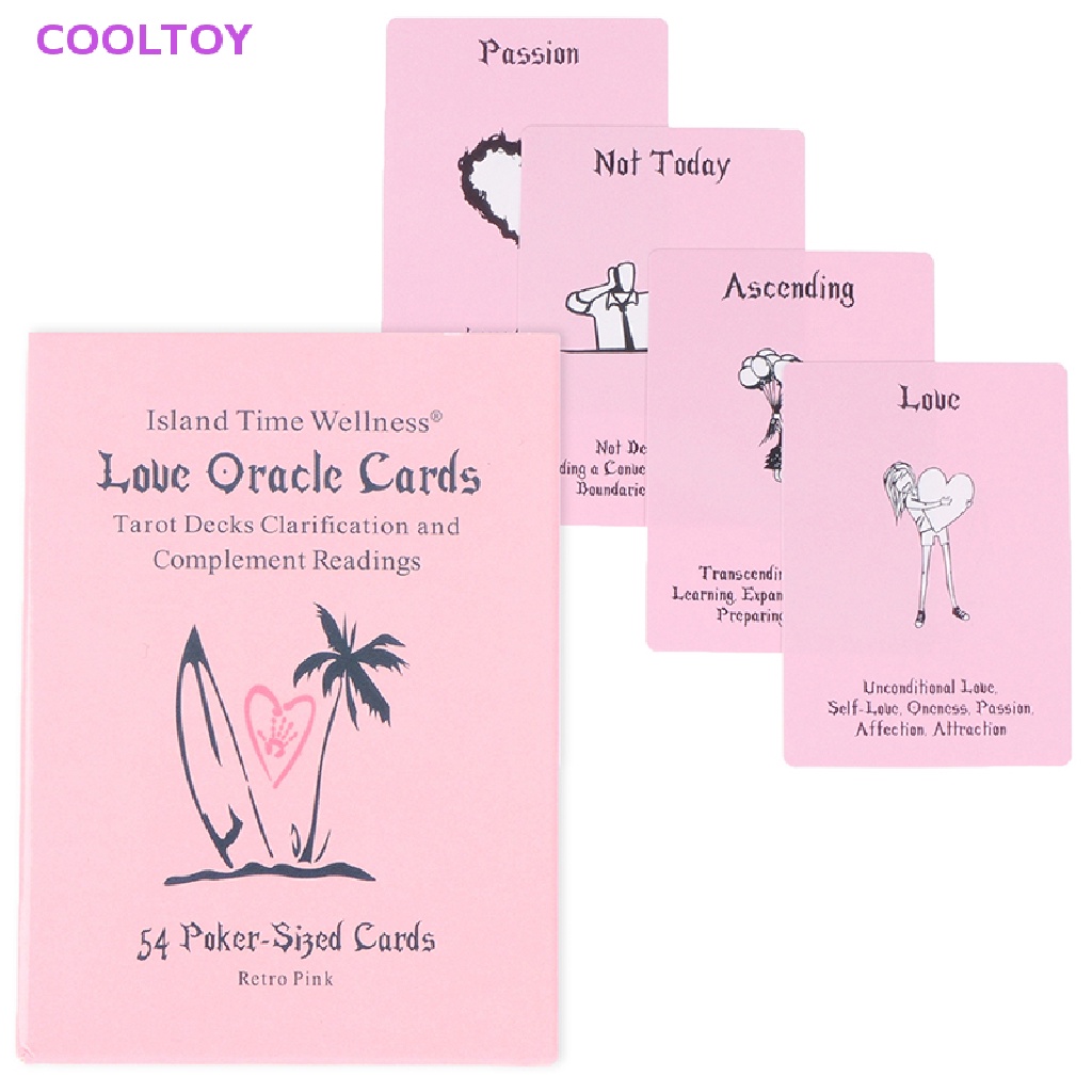 Bộ Bài Tarot Gia Đình COOLTOY Pink Wellness Love Oracle