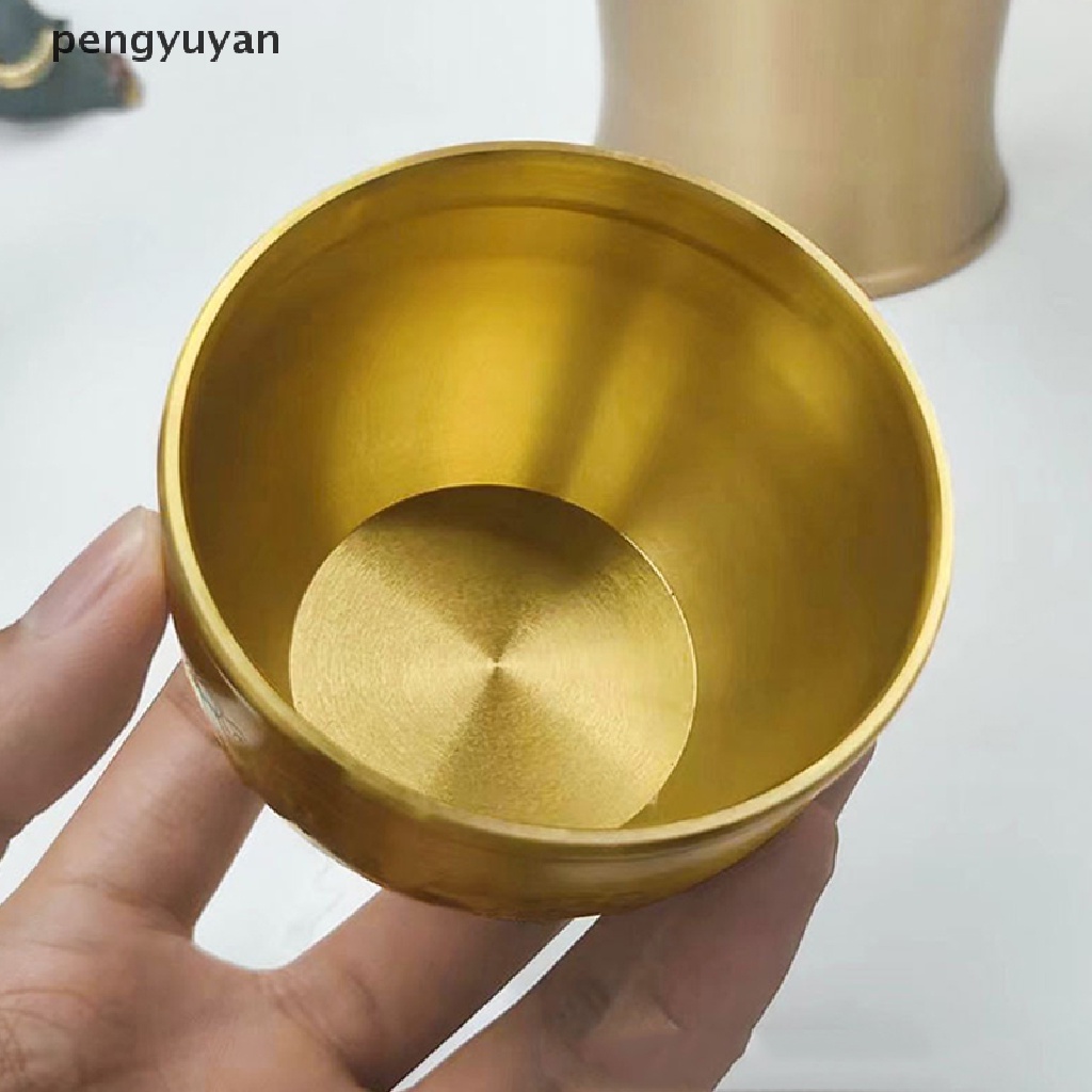 [pengyuyan] Tượng Phong Thủy Hình Trụ Bằng Đồng Thau May Mắn Trang Trí Nhà Cửa [Mới]