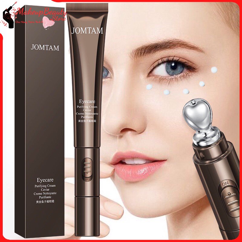 Máy massage mắt cao cấp kèm kem dưỡng xóa thâm nhăn mắt MS 336 [ MakeupBeauty.Store Cho Nàng Thêm Xinh ]