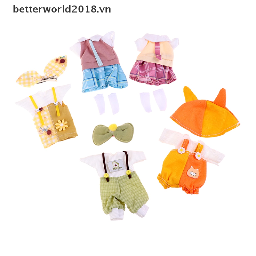 Set Đồ Thời Trang Cho Búp Bê 16-17cm 1 / 8