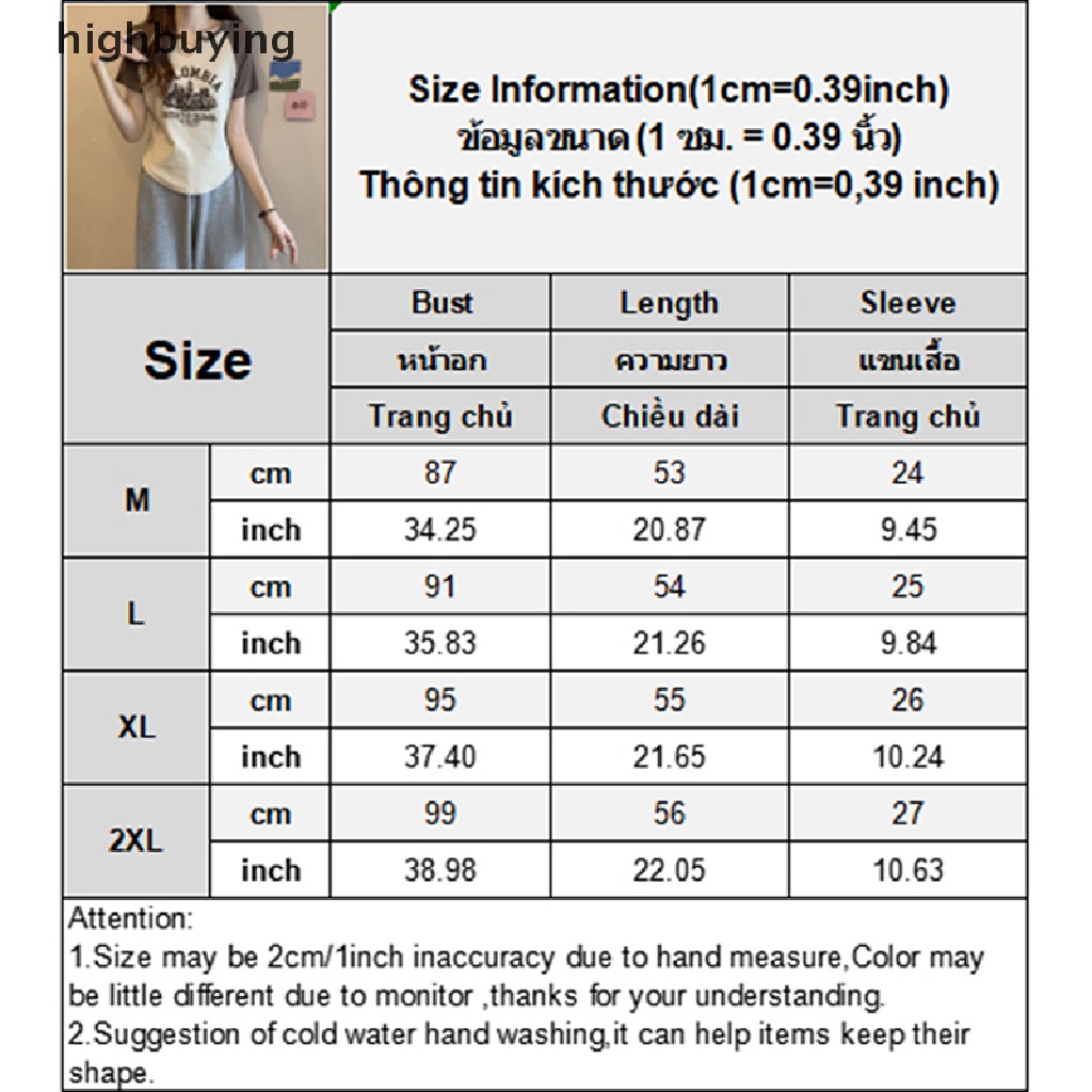 Áo Thun Lửng Ngắn Tay Cổ Chữ V In Họa Tiết Retro Cho Nữ