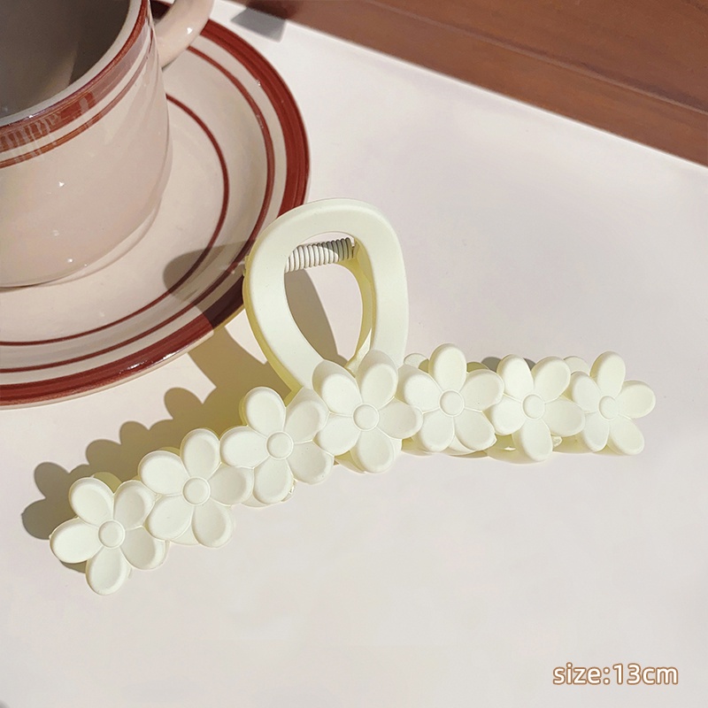 Kẹp Tóc Hình Hoa / Cá Mập Phong Cách Vintage Hàn Quốc Cho Nữ