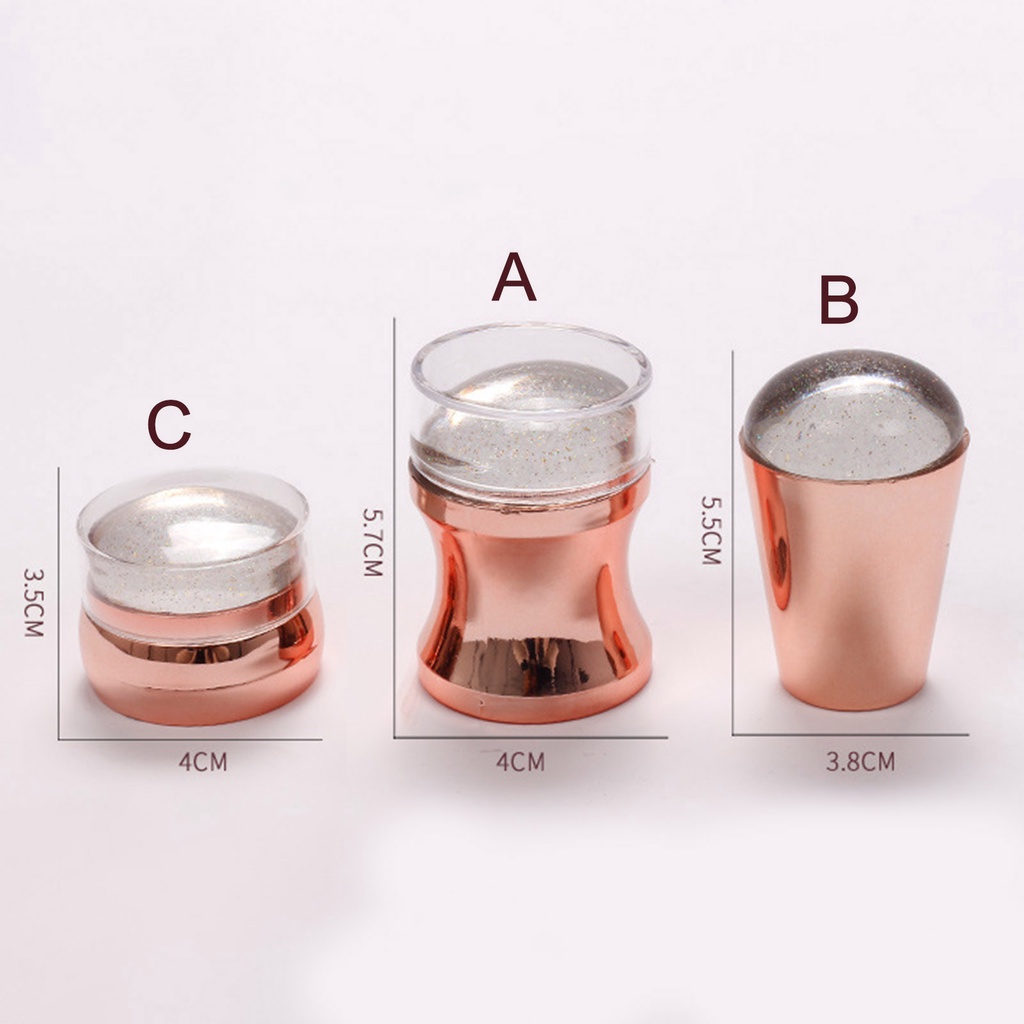 [beautymart] Dụng Cụ In Dấu Trang Trí Móng Tay Trong Suốt Không Biến Dạng Tốt