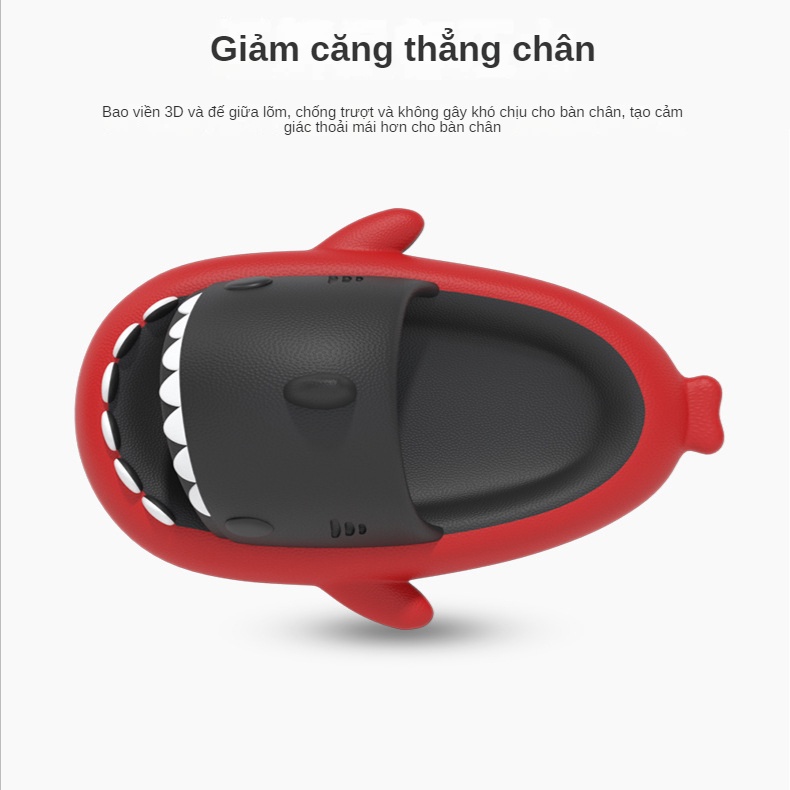 JY354 - Dép cá mập bò sữa thời trang nam nữ mùa hè năng động thiết kế hoạt hình mới lạ