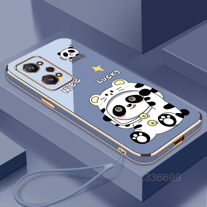 Ốp Điện Thoại Silicon Hình Gấu Trúc Cho Realme GT neo GT neo 2 Realme GT neo 3