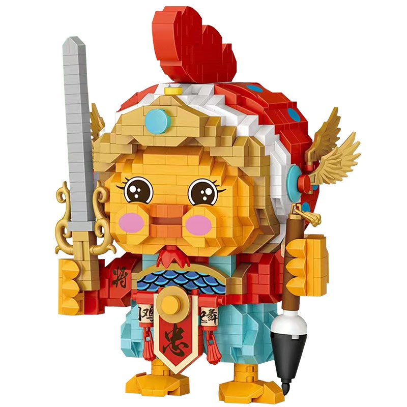 Loz Mô Hình Lắp Ráp Chú Gà Nhảy Múa Hoạt Hình Xinh Xắn