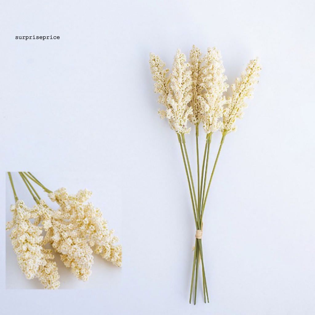 Bộ 6 Bông Hoa Giả Dùng Trang Trí Nhà Cửa / Tiệc Cưới