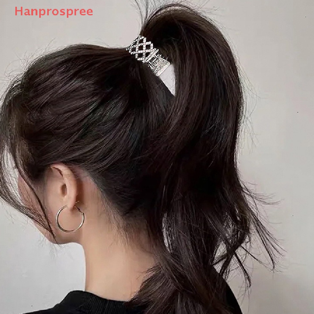 Kẹp Tóc Kim Loại Cố Định Tóc Đuôi Ngựa Cao Cấp Cho Nữ