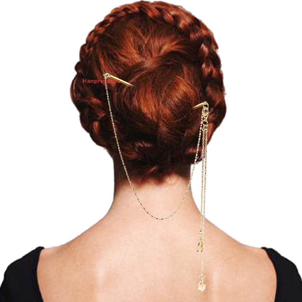 Bộ 2 Trâm Cài Tóc Tua Rua Phong Cách Trung Hoa Cổ Điển