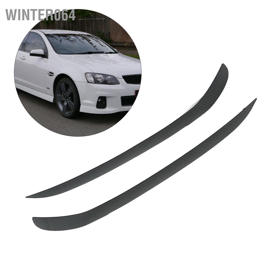 Winter064 2 Chiếc Đèn Pha Lông Mày Trước Trái Phải Ánh Sáng Mí Mắt Viền Bao Da Thay Thế Cho Commodore Sedan Toa Xe Ute