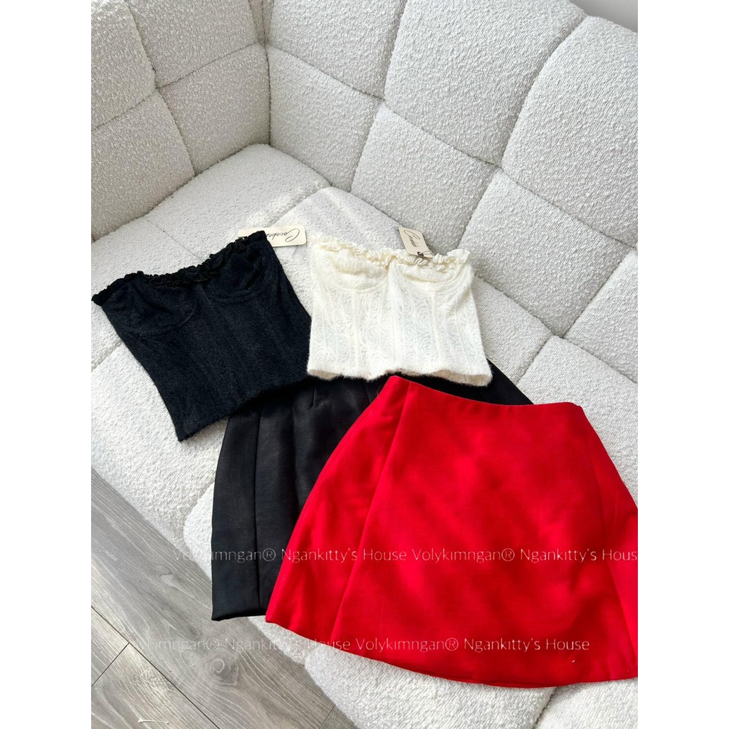 Áo ống ren cúp bèo