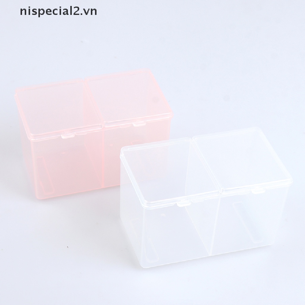 Hộp Đựng Bông Tăm Đôi Nhỏ Gọn Tiện Dụng
