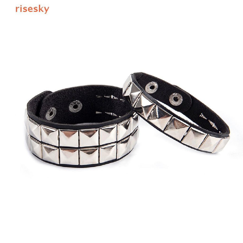 Vòng Tay Đinh Tán Phong Cách Punk Gothic Rock Độc Đáo Cho Nam Và Nữ