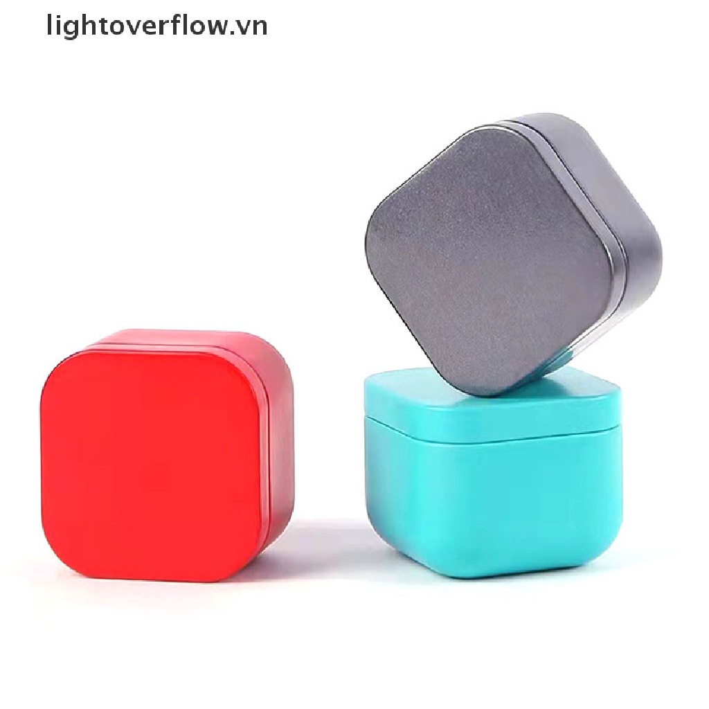 Hũ Thiếc Đựng Trà / Cà Phê Màu Đen Tiện Dụng Mang Theo Du Lịch