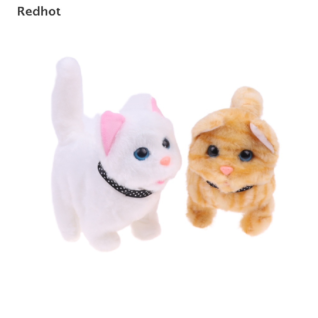 &lt; Redhot &gt; Đồ Chơi Mèo Nhồi Bông Điện Tử Mềm Mại Dễ Thương Cho Mèo Cưng