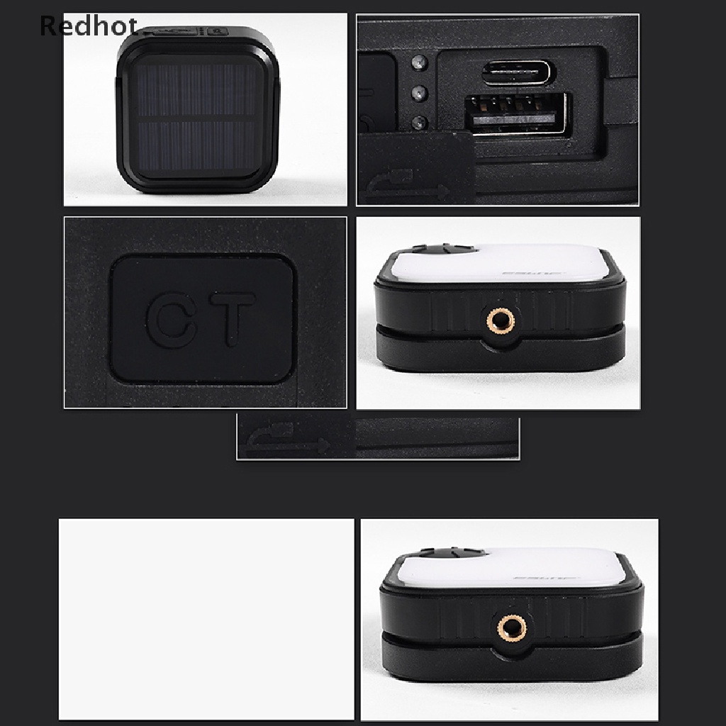 &lt; Redhot &gt; Đèn LED al Di Động Khẩn Cấp Sạc USB Type-C Cho Hoạt Động Ngoài Trời Đi Bộ Đường Dài Du Lịch Giảm Giá