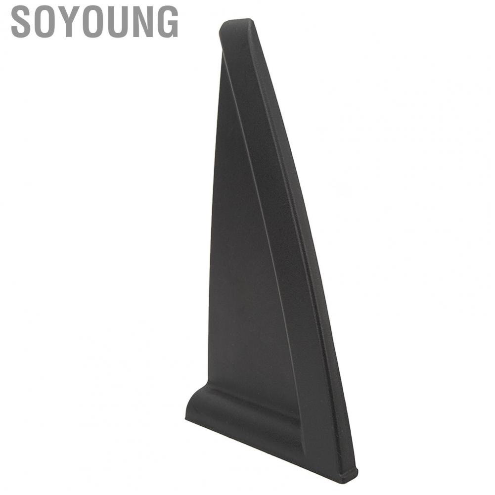 Soyoung Door Outside Delta Molding  Exquisite Appearance 838301F000 Triangle Protective Trim Wearproof Shockproof Sturdy ABS for Car