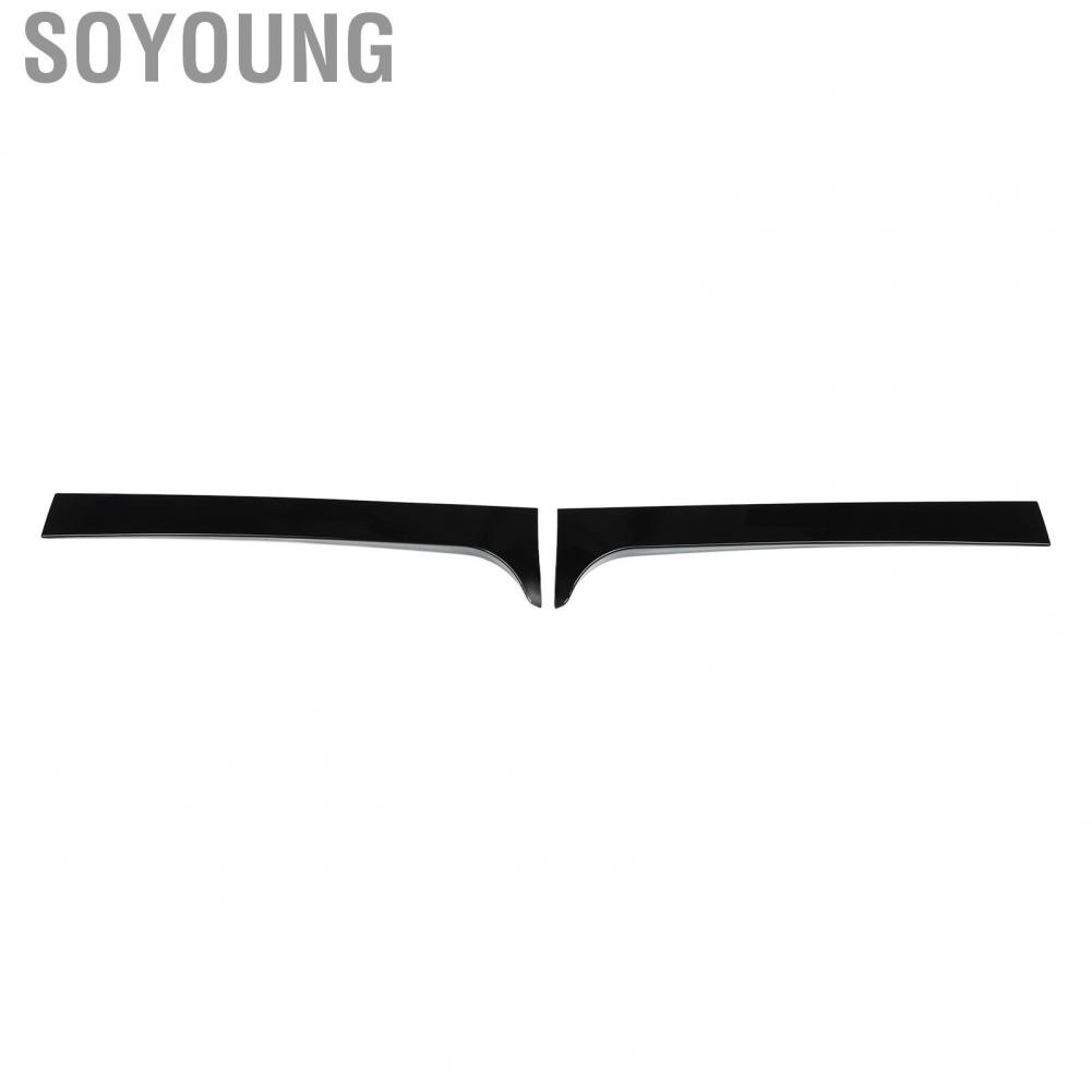 Soyoung Auto Window Side Spoiler Wing  Easy To Install Scratch Resistant Sporty Style Rear Durable for Car