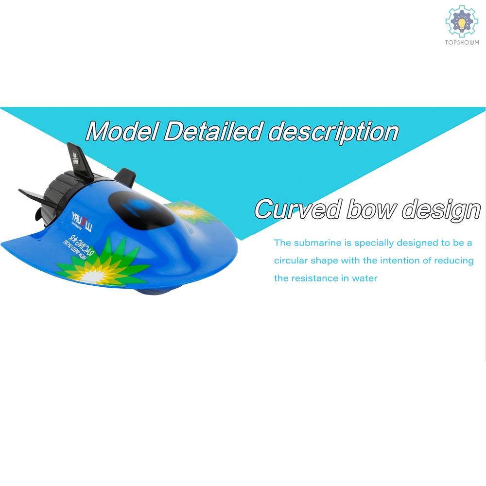 Tàu Ngầm Đồ Chơi Điều Khiển Từ Xa Chống Nước Dùng Làm Quà Tặng Giáng Sinh Cho Bé Trai