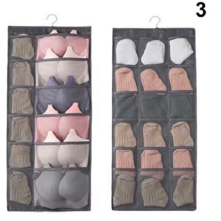 Túi treo đựng đồ lót 2 mặt 30 ngăn - ThingKids