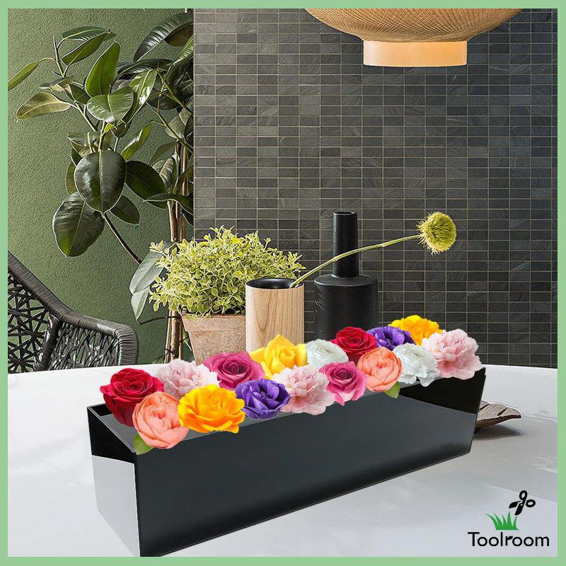 Lọ Hoa Bằng Acrylic Dài Dùng Trang Trí Văn Phòng / Tiệc Tùng