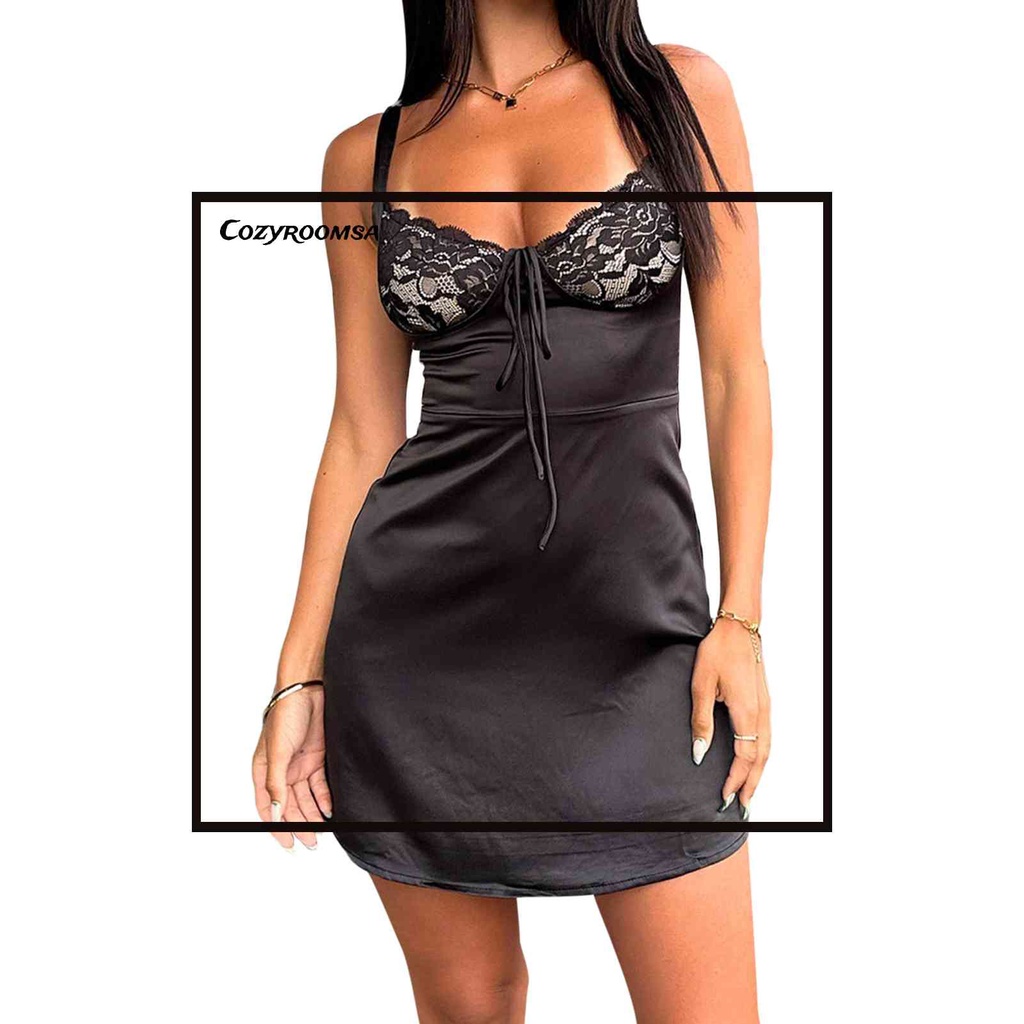 Đầm Chữ A Không Tay Phối Ren Thời Trang Mùa Hè