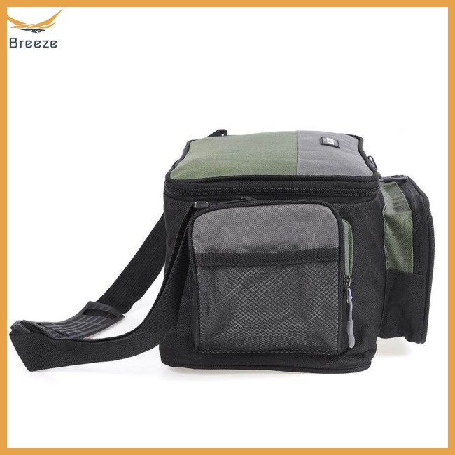 Túi Đựng Dụng Cụ Câu Cá Đa Năng Sức Chứa Lớn 2 Màu Bằng Vải Oxford