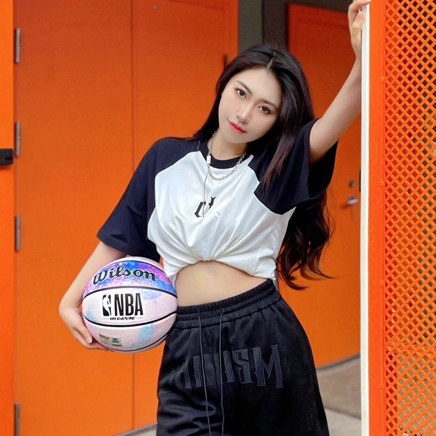 Áo Thun Cotton Tay Ngắn Dáng Rộng In Họa Tiết Độc Đáo Phong Cách Hàn Quốc Thời Trang Cho Nữ