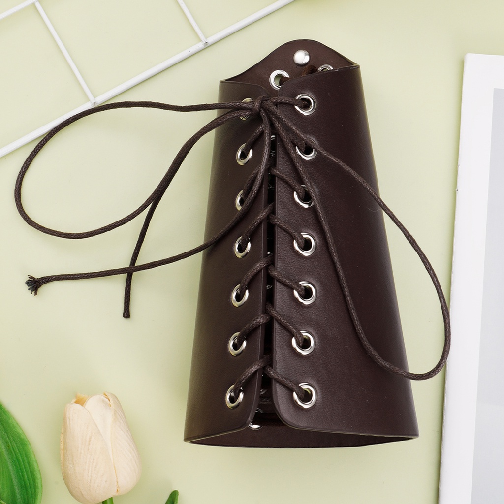 Băng Da Đeo Cánh Tay Phong Cách Punk Rock Bảo Vệ Khi Chơi Thể Thao Sân Khấu