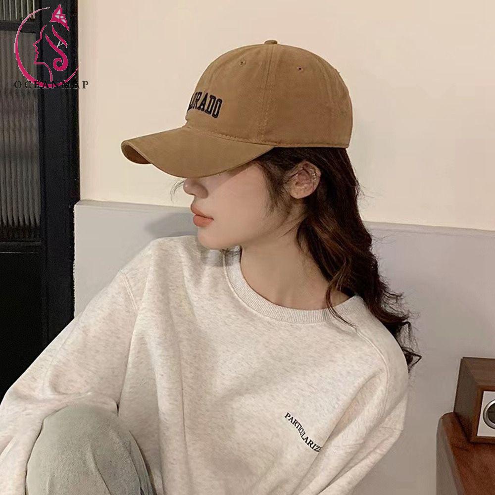 Mũ Lưỡi Trai Thêu Chữ Tiếng Anh Phong Cách Vintage Thời Trang Cho Cặp Đôi