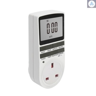 Digital Timer Switch Socket Digital Electronic Timer Switch LCD Display Plug-in Programmable Time Switch Energy Saving Intelligent Electronic Timing Socket