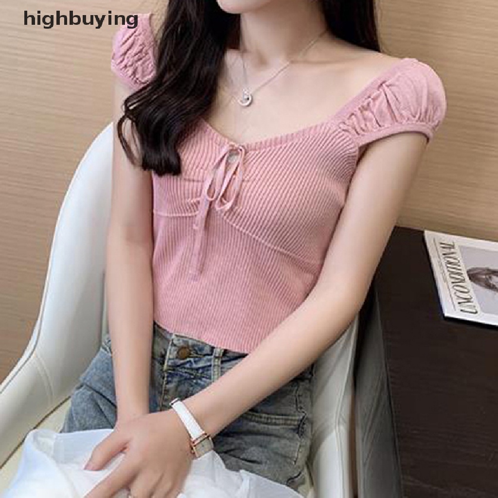 Áo Thun Tay Ngắn Y2k Màu Trơn Phong Cách Đường Phố Cho Nữ