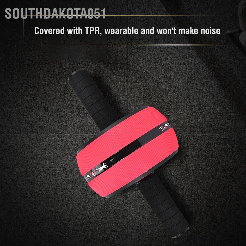 Southdakota051 Máy tập cơ bụng bánh lăn Thiết bị thể dục Dụng cụ tại nhà với đệm