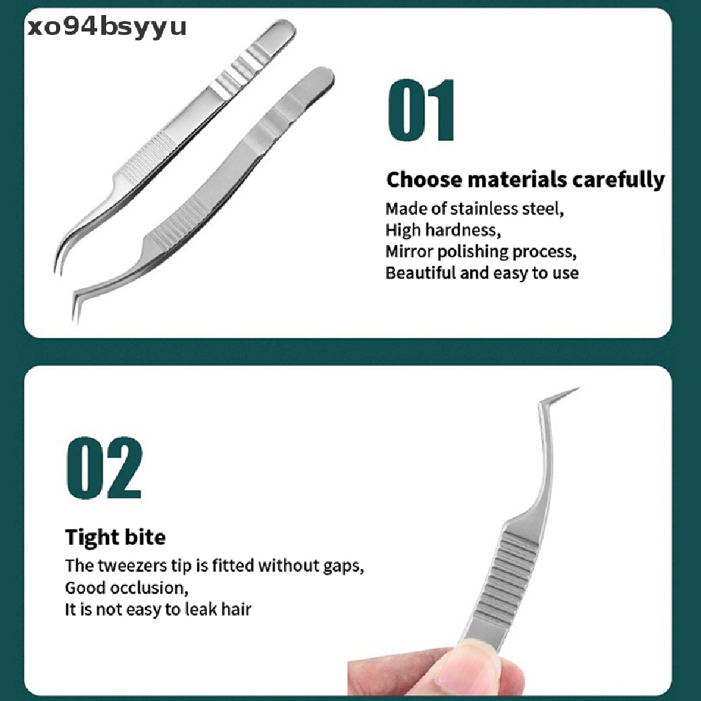 1 Nhíp xo94bsyyu Làm Đẹp Lông Mi / Lông Mày Dạng Cong / Thẳng