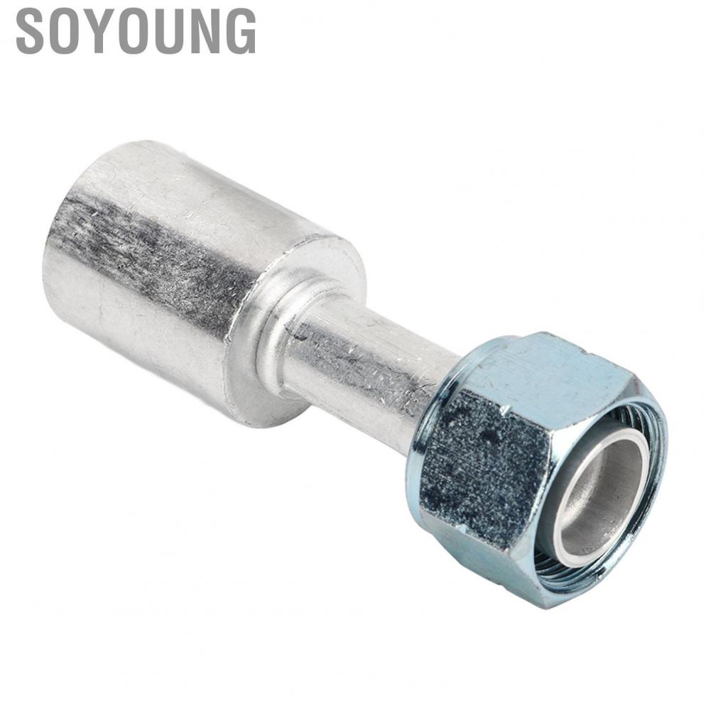 Soyoung Car Air Conditioner Connector  5/8in Exquisite Appearance Conditioning Pipe 10PCS Straight 180° for Truck