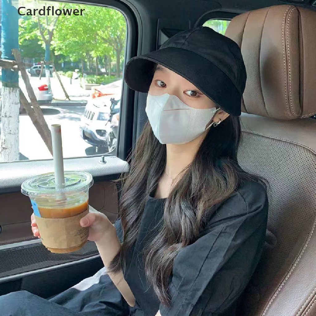 Mũ Vành Rộng Chống Nắng Dây Rút Có Thể Điều Chỉnh Được < Cardflower > Mũ Đi Biển Cho Nam Và Nữ