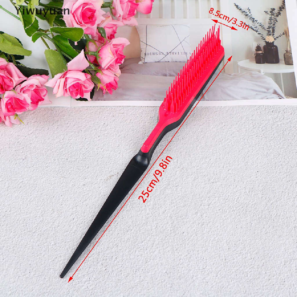 < Yiwuyuan > Lược Nhựa Chống Tĩnh Điện Chuyên Dụng Cho Salon Làm Tóc